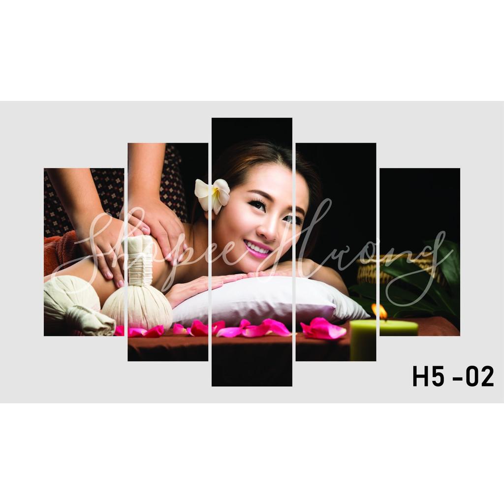 Bộ tranh spa 5 tấm kt 80*120cm