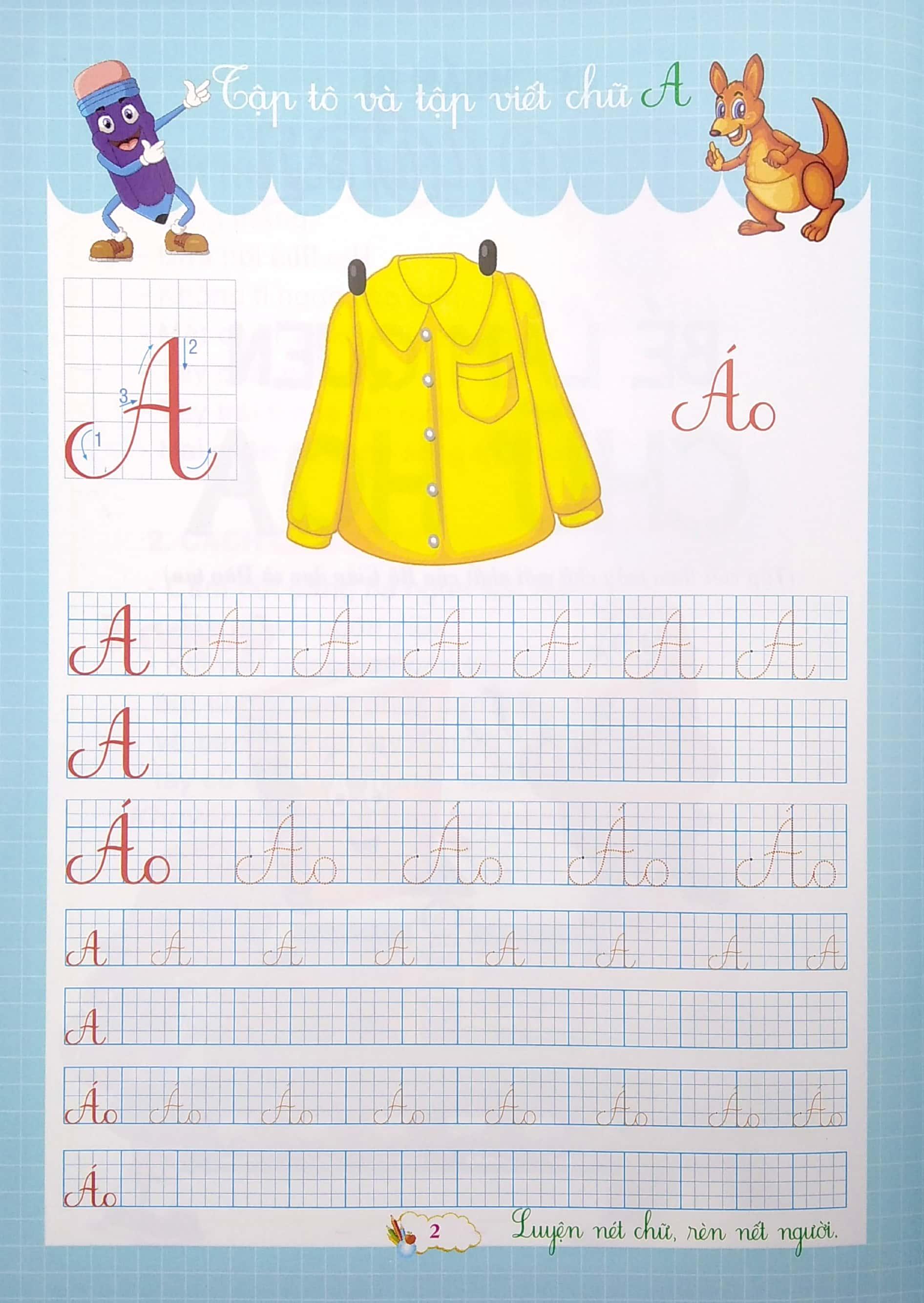 Bé Chuẩn Bị Vào Lớp 1 - Bé Làm Quen Chữ Cái - Chữ Hoa (Tái Bản 2021)