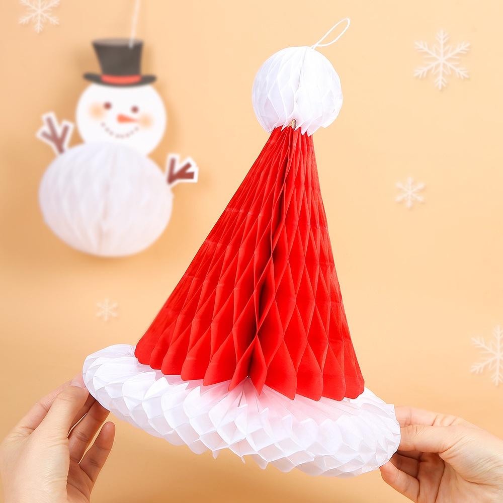 Lồng đèn tổ ong trang trí cây thông giáng sinh