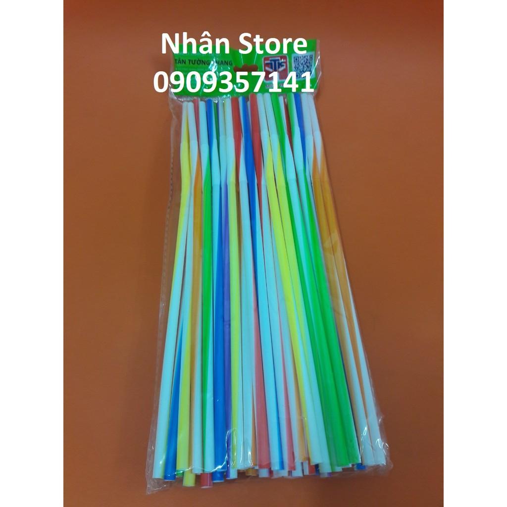 Ống hút nghệ thuật Tân Tường Khang - 1 bịch 50 ống (Ảnh thật)