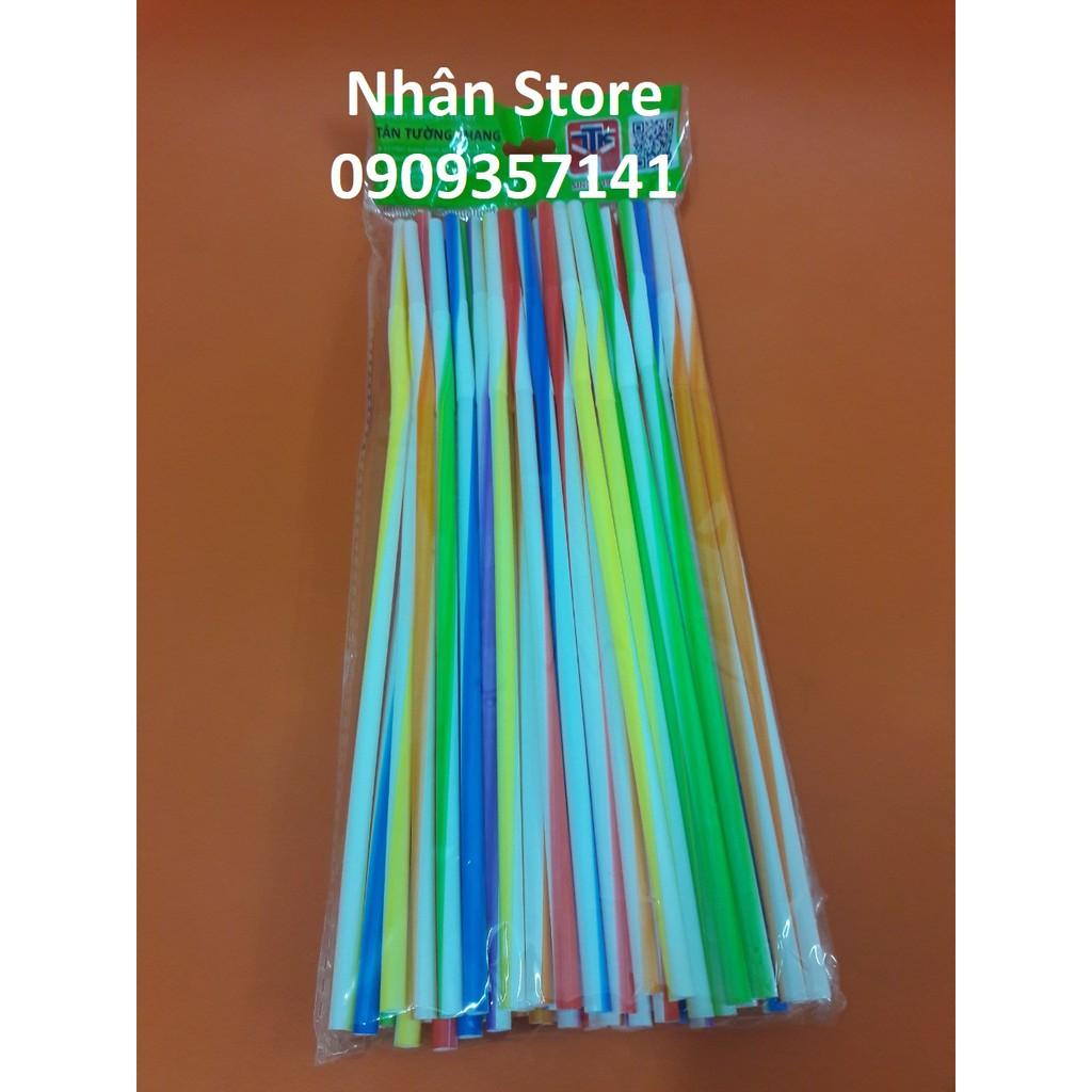 Ống hút nghệ thuật Tân Tường Khang - 1 bịch 50 ống (Ảnh thật)