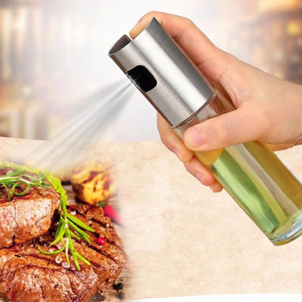 Chai xịt thủy tinh đựng dầu, dấm 20x5cm -100ml - Bình thủy tinh xịt dầu
