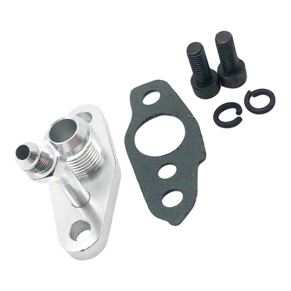 Turbo Oil Feed 4AN & Return 10AN Flanges for  CT9 CT12 CT20 CT26