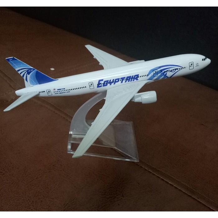 Mô hình máy bay tĩnh B777 Egypt Airlines 16cm