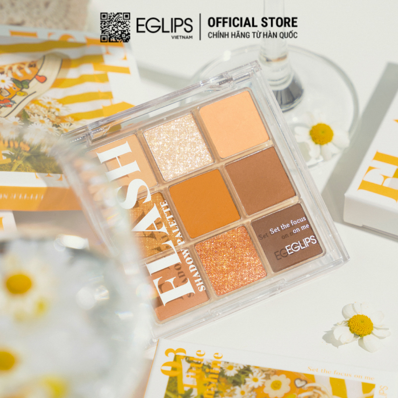 Bảng phấn mắt Eglips Flash Shadow Palette 8,1g – #03: Little Sunshine