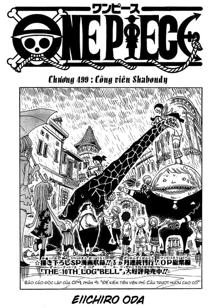 đảo hải tặc - one piece chapter 499 3