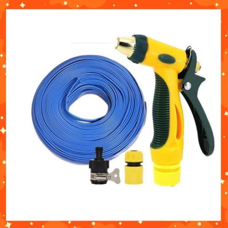 Bộ dây vòi xịt nước rửa xe,tưới cây tăng áp 3 lần 7-10m 206317