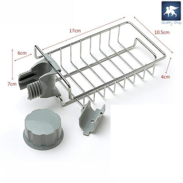 Kệ Inox Gắn Vòi Nước Tiện ích H404