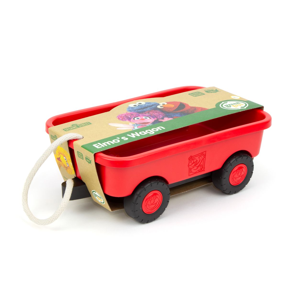 Đồ Chơi Xe Kéo Hàng Elmo’s Wagon Green Toys Cho Bé Từ 18 Tháng