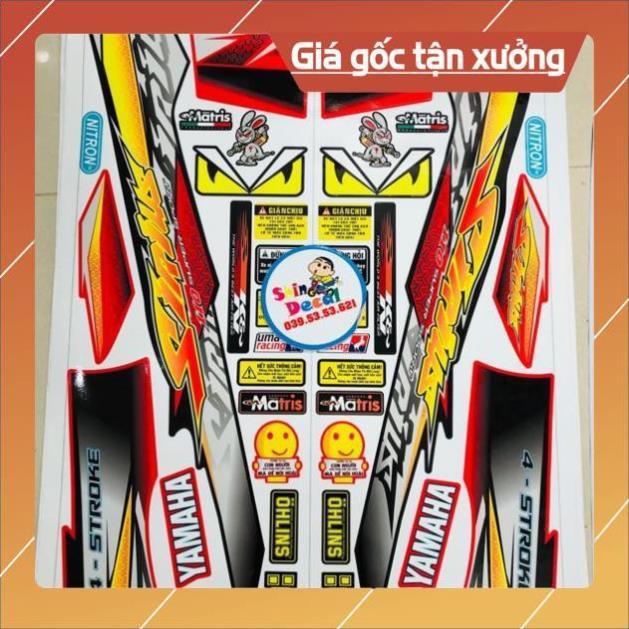 Tem rời sirius đỏ đen 3 lớp ko bay màu