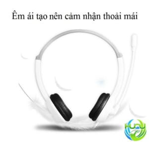 tai nghe có dây đẳng cấp game thủ Huqu DT326-đệm tai êm ái