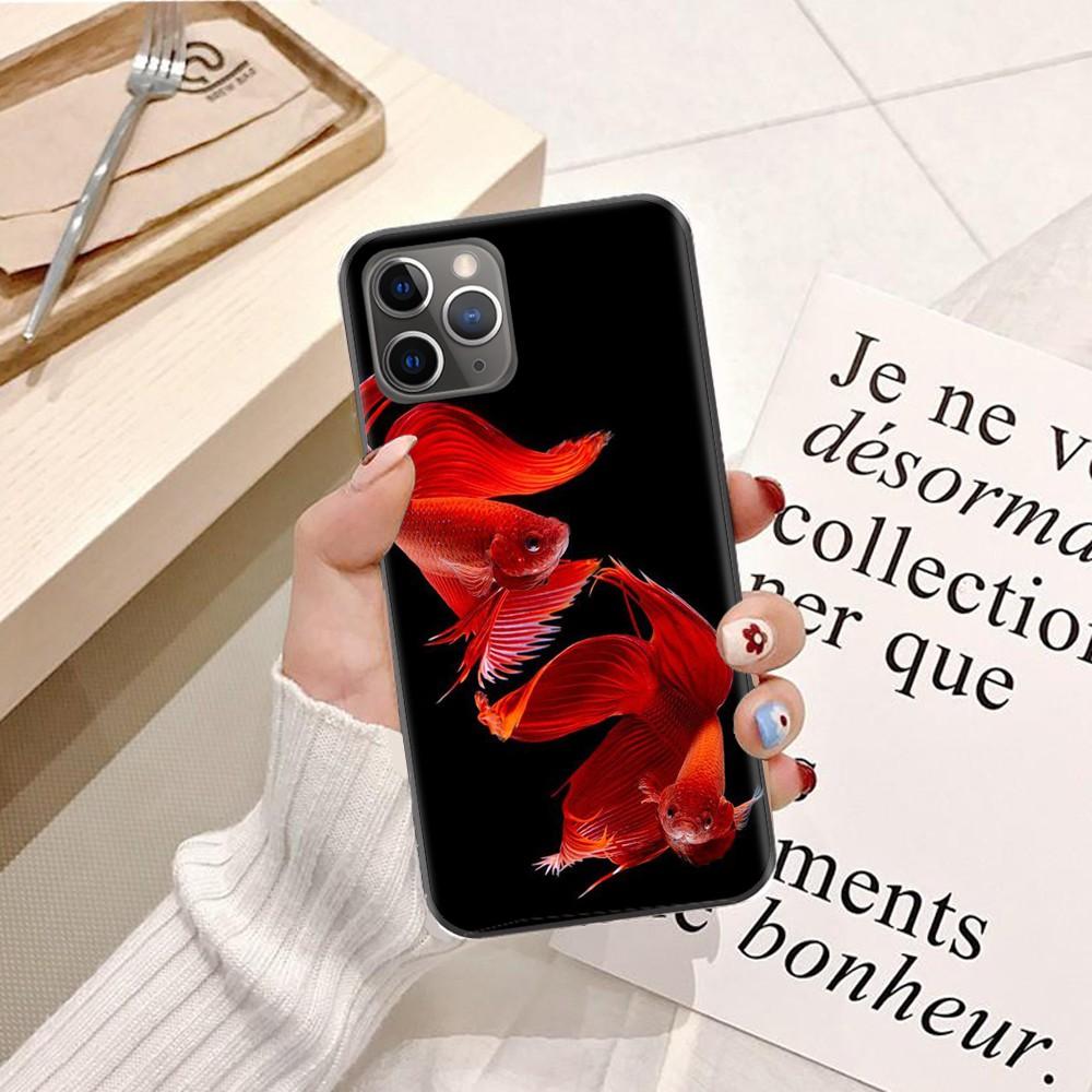 Ốp lưng dành cho điện thoại iPhone XR Silicon dẻo hình Cá Bette Rồng