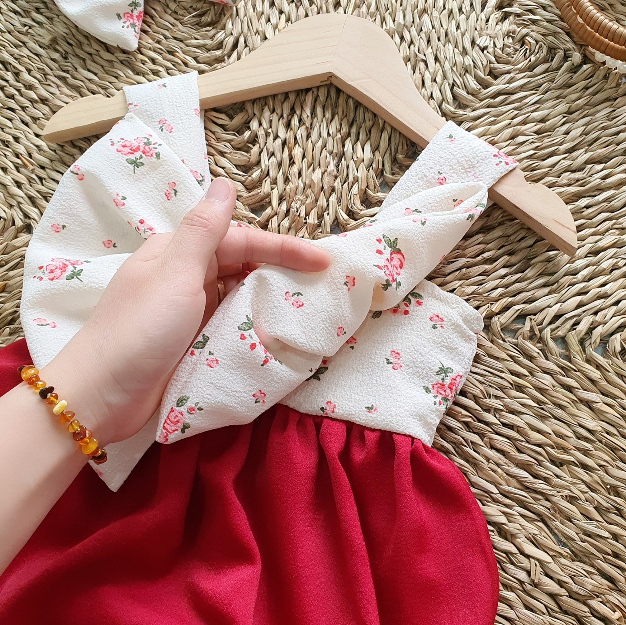 Body Nơ Đôi Xinh Xắn Cho Bé Yêu