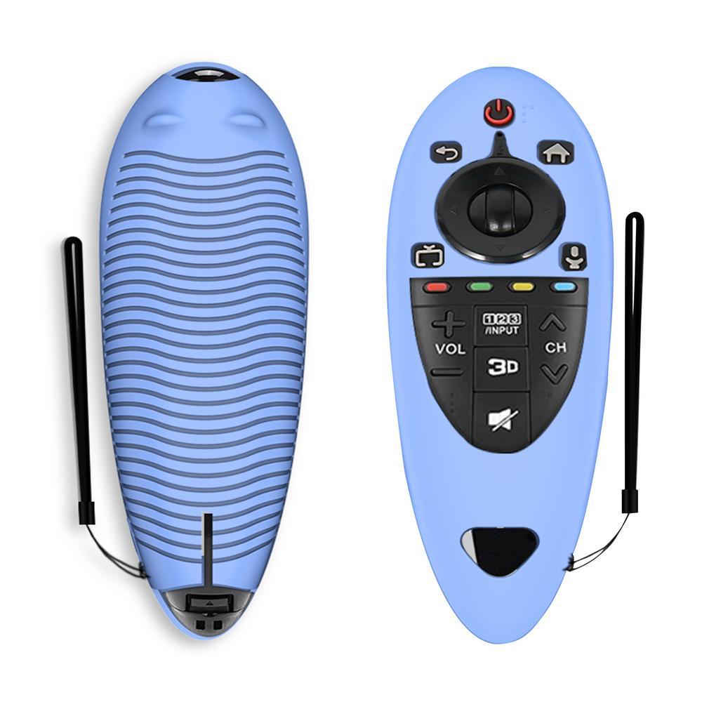 Che cho LG AN-MR500 AN-MR500G Bảo vệ Silicone 3D TV thông minh điều khiển điều khiển điều khiển từ xa với dây buộc linh hoạt MR500
