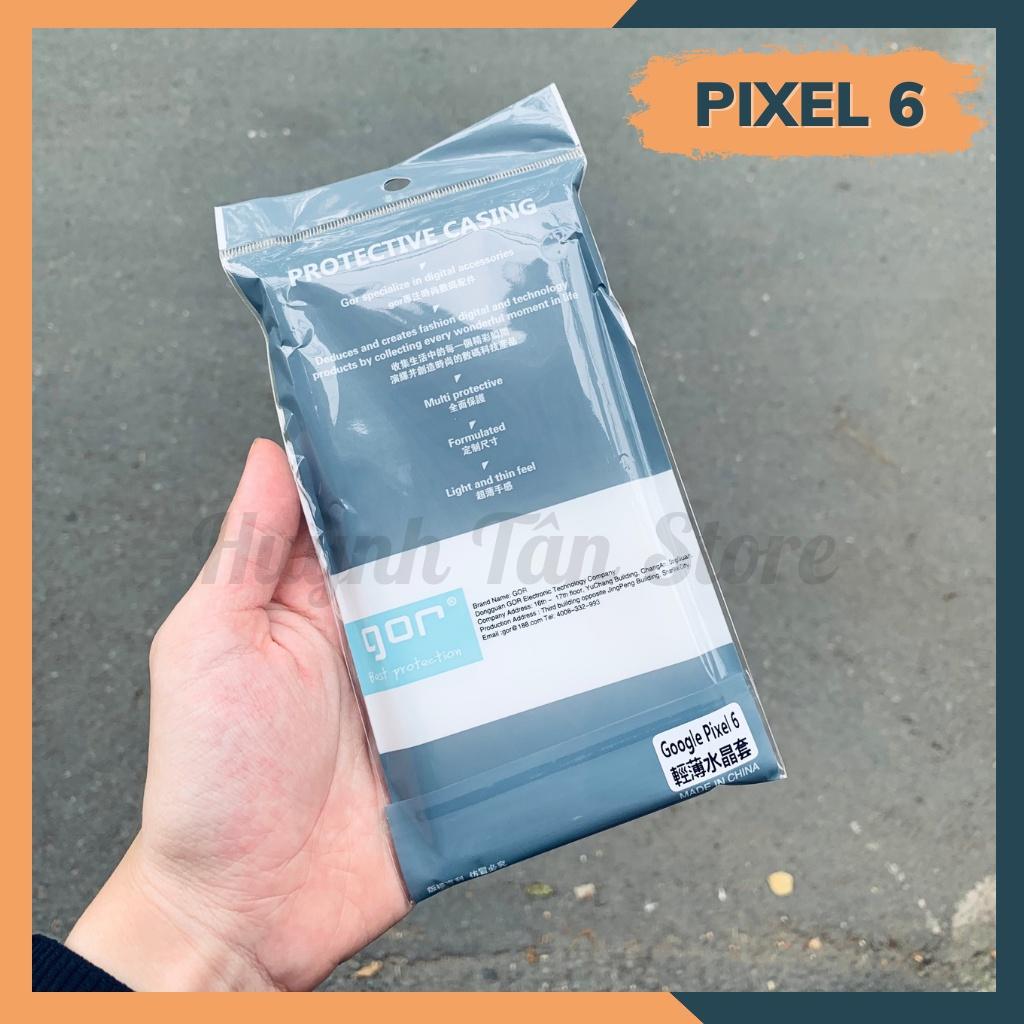 Ốp lưng pixel 6 px 6 pro silicon trong suốt chính hãng GOR bảo vệ camera phụ kiện huỳnh tân store - Hàng nhập khẩu