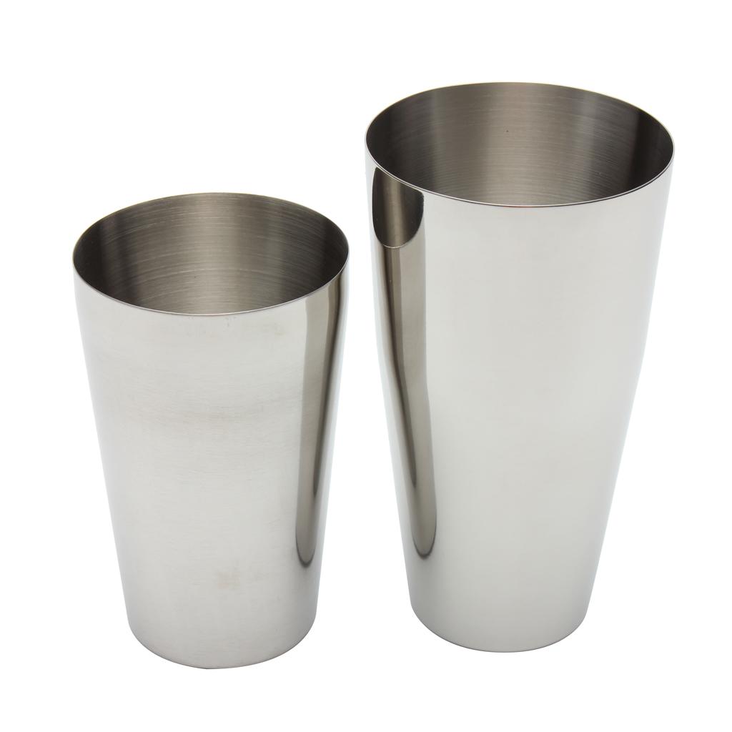 Martini BAR COCKTAIL SHAKER Stainless Steel Boston Mixing Tin Set