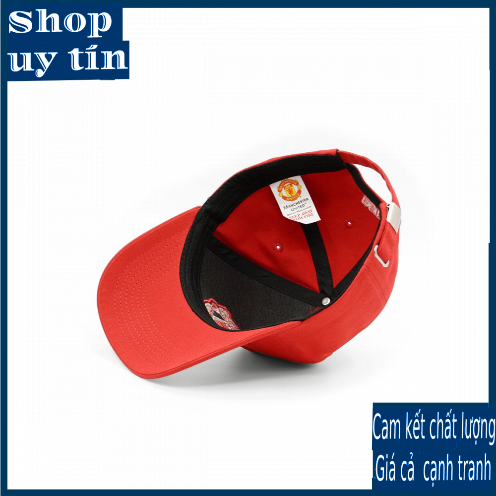 Freeship - MŨ / NÓN KẾT LƯỠI TRAI THỂ THAO CLB MU MANCHESTER UNITED THỜI TRANG NAM NỮ CAO CẤP - MÀU ĐỎ