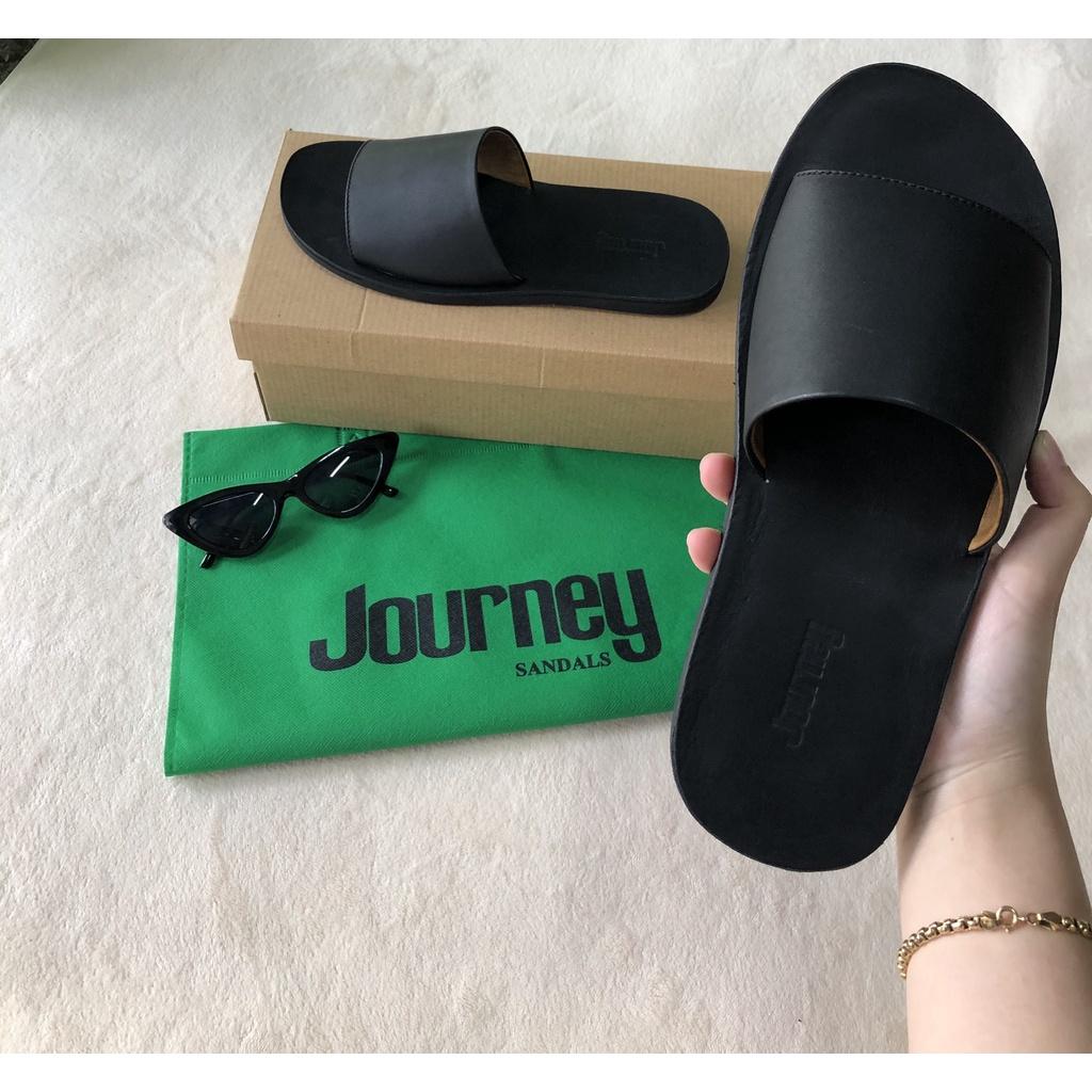 Dép Bảng Nam Nữ JOURNEY Chất Liệu Da Cao Cấp.