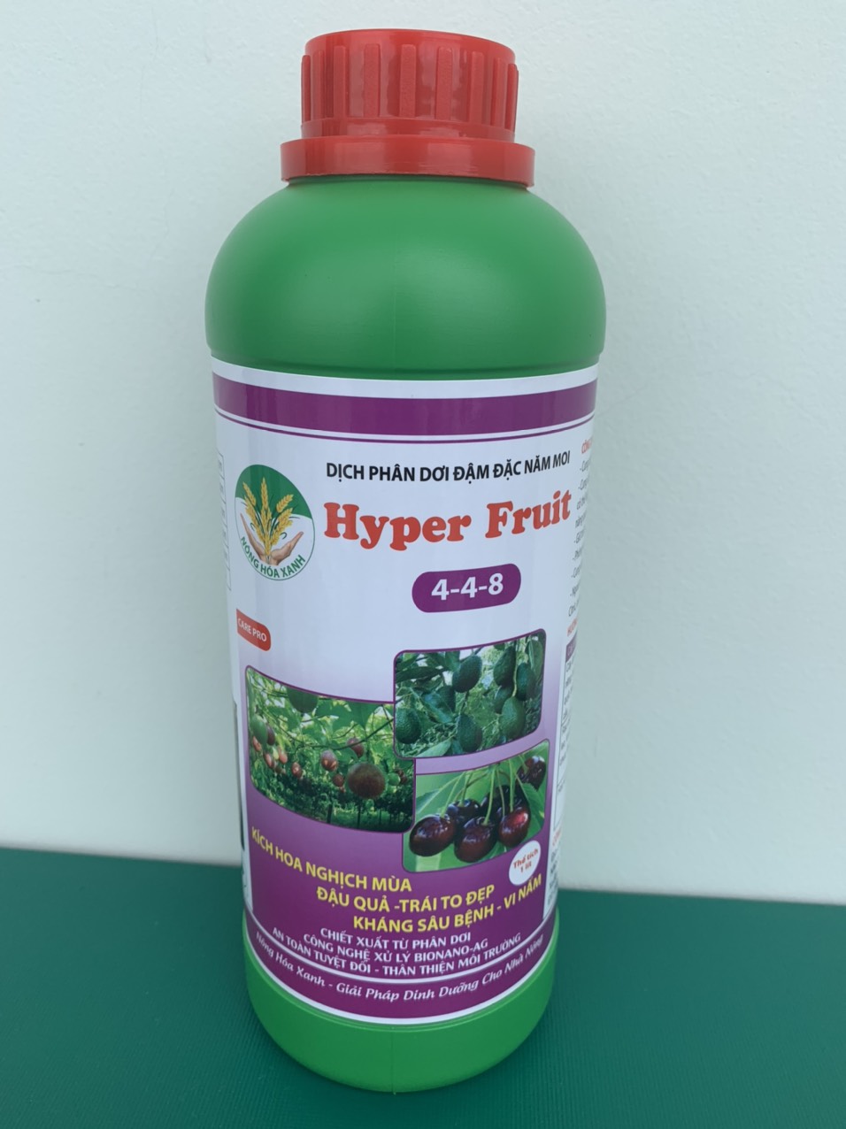 HYPER FRUIT 4-4-8- KÍCH THÍCH RA HOA NGHỊCH VỤ, DƯỠNG HOA, DƯỠNG TRÁI, KHÁNG SÂU BỆNH, VI NẤM - CHAI 180ML