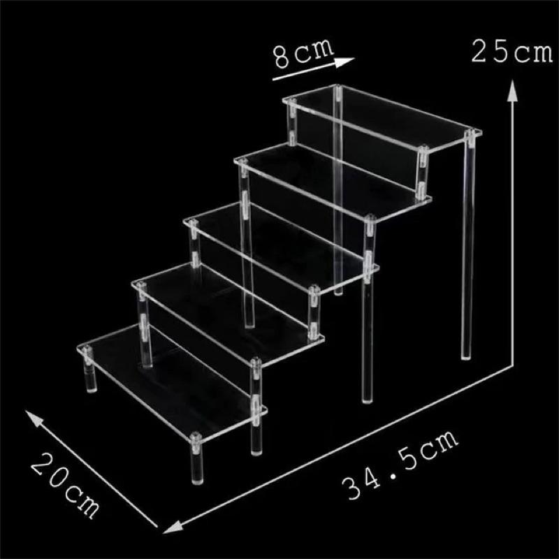 Acrylic Kệ mica trưng bày sản phẩm, mô hình, nước hoa, nước Sơn . - 5 tầng