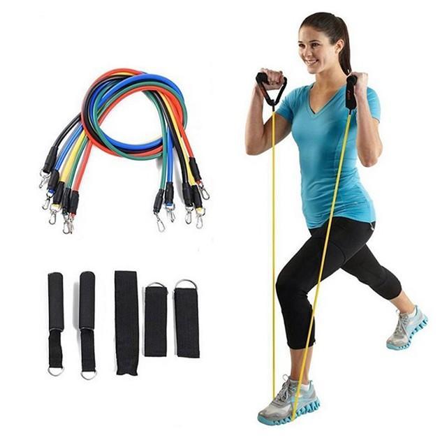 Bộ 5 Dây Ngũ Sắc Tập Full Body I Dụng Cụ Tập Gym Cao Cấp Kunosport Zn03 - Hàng Loại 1