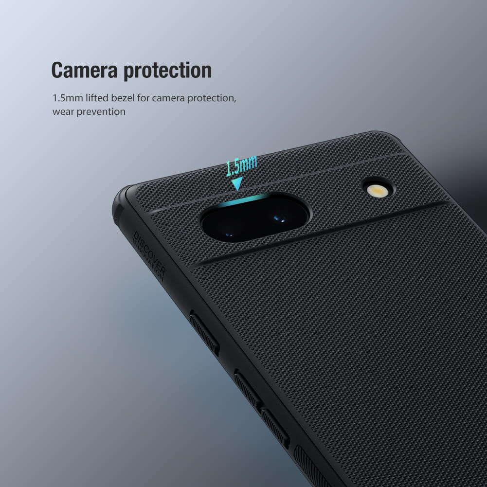 Ốp lưng dành cho Pixel 7A cao cấp Nillkin Frosted Shield Pro - Hàng nhập khẩu