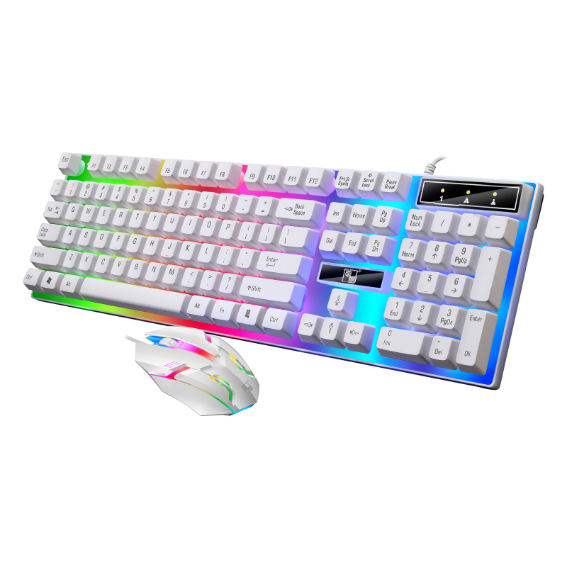 Bộ Bàn Phím Gaming Kèm Chuột Có Dây Set Bộ Giá Rẻ Ship Ngay Trong 2 Giờ Dùng Cho Pc Laptop