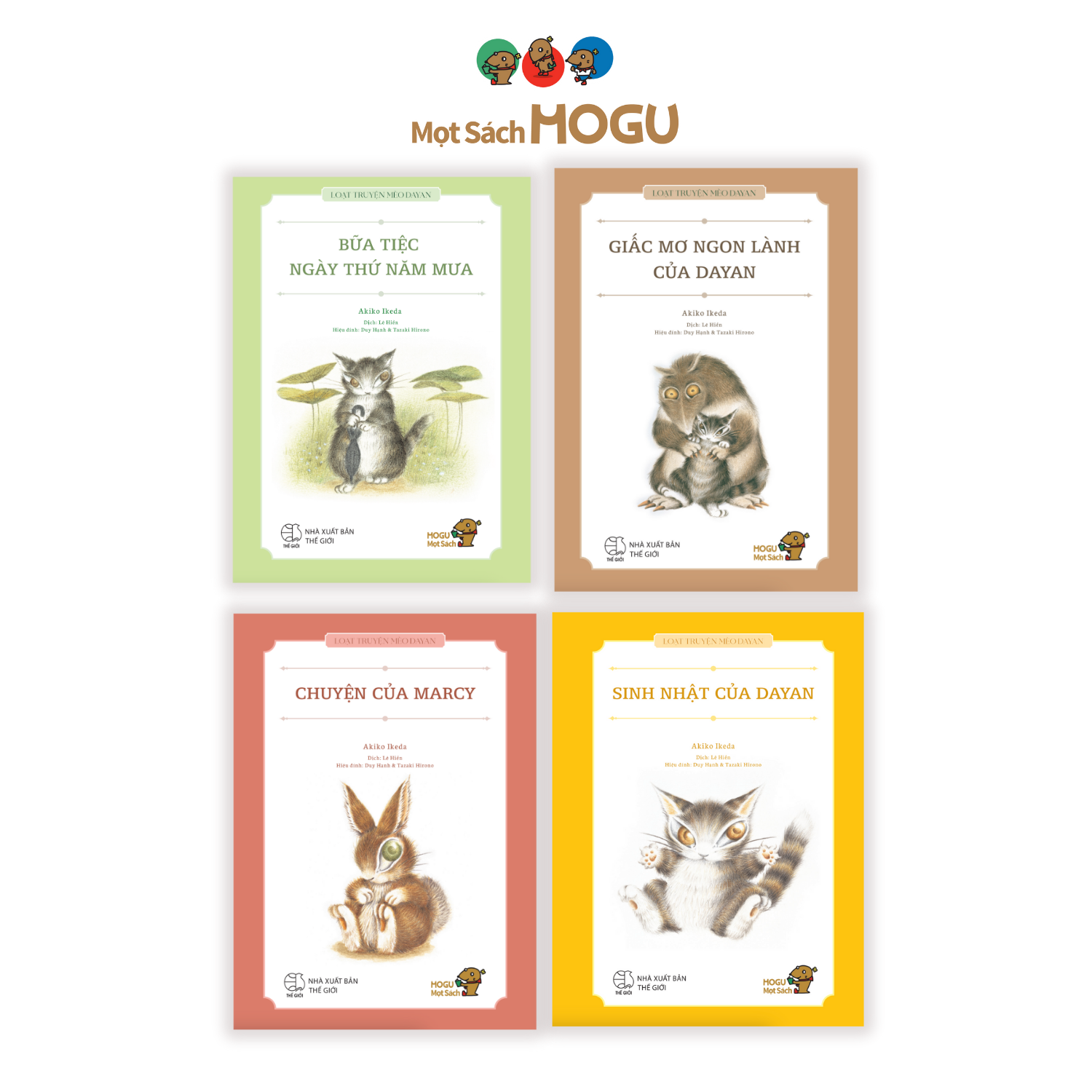Truyện Ehon bé 3-4-5 tuổi - Bộ Dayan 4 cuốn