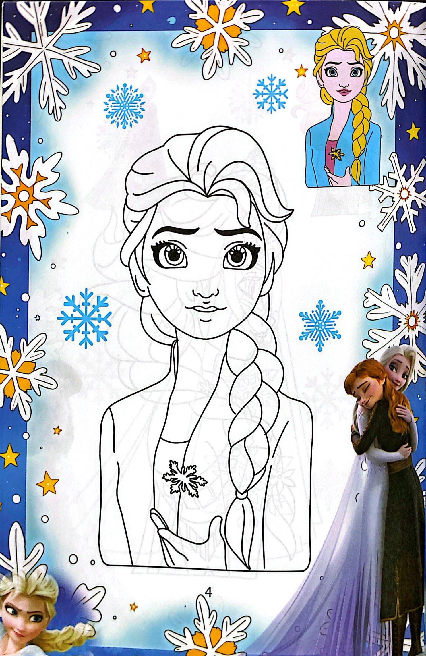 Sách - Công Chúa Elsa Và Những Bông Tuyết Trắng