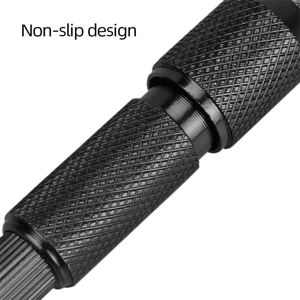 Aluminum Alloy Permanent Makeup Pen Holder Cover for Skin Marker Pen - Black