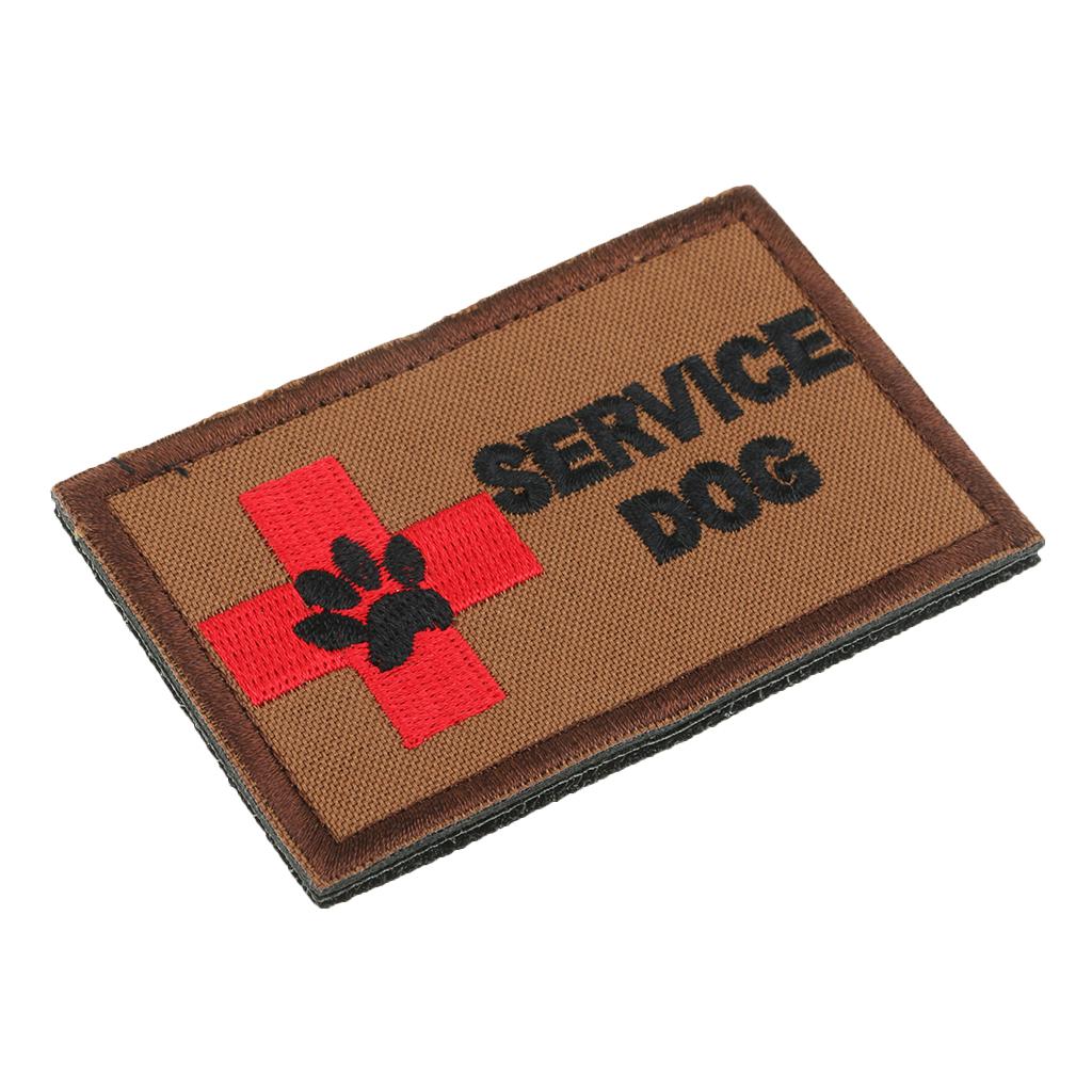 SERVICE DOG Embroidery Patch Sew-on Armband Applique Badge for Outdoor Bags Decoration