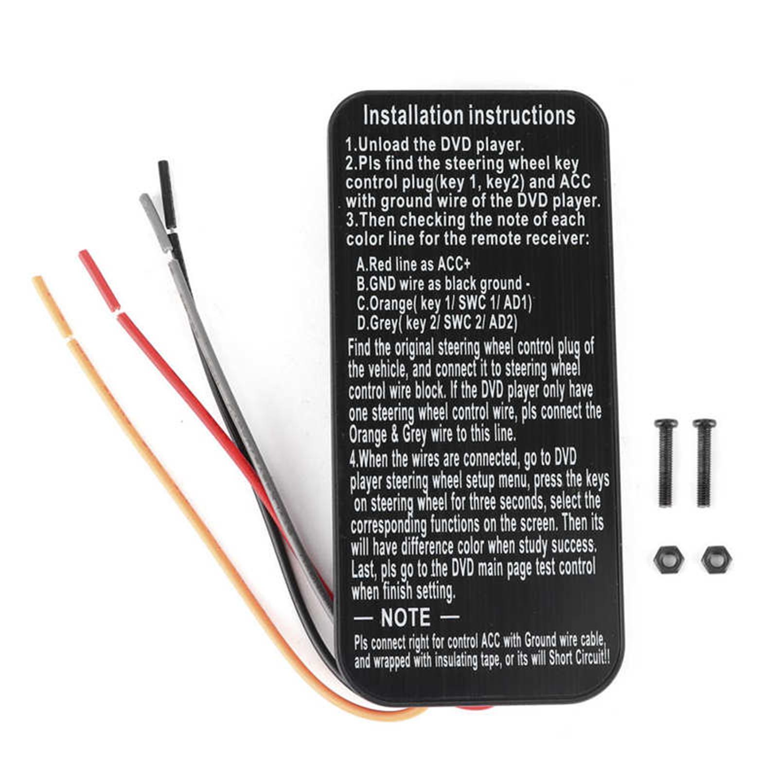 Remote Control Button Car Steering Wheel Wireless For Stereo