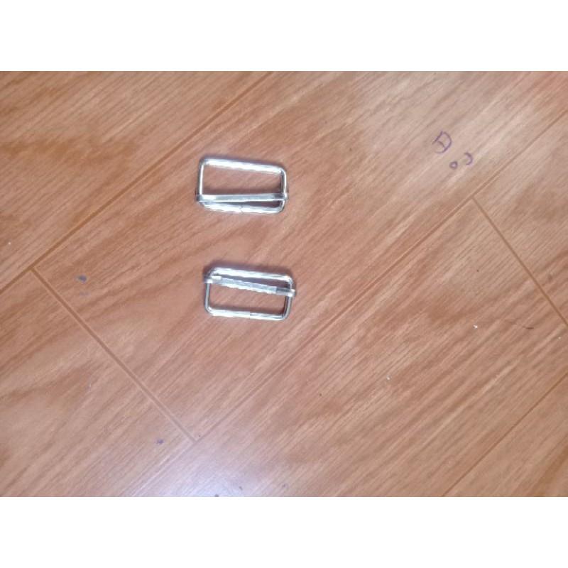 Khoen tăng giảm thép chữ nhật 4cm cho dây đai balo túi xách