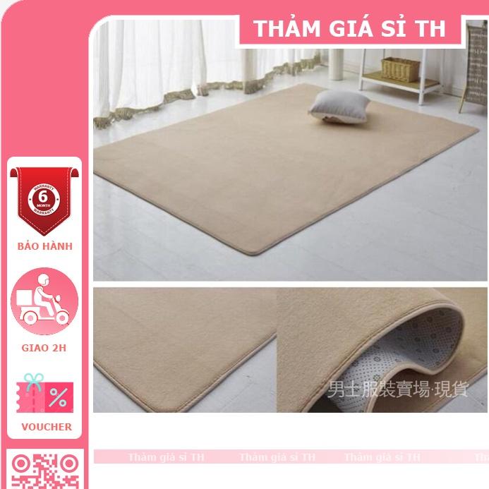 Thảm Nhung Màu Lạc Đà | Thảm Trang Trí Phòng Khách - Phòng Ngủ - Thảm Trải Sofa - Thảm Dành Cho Bé