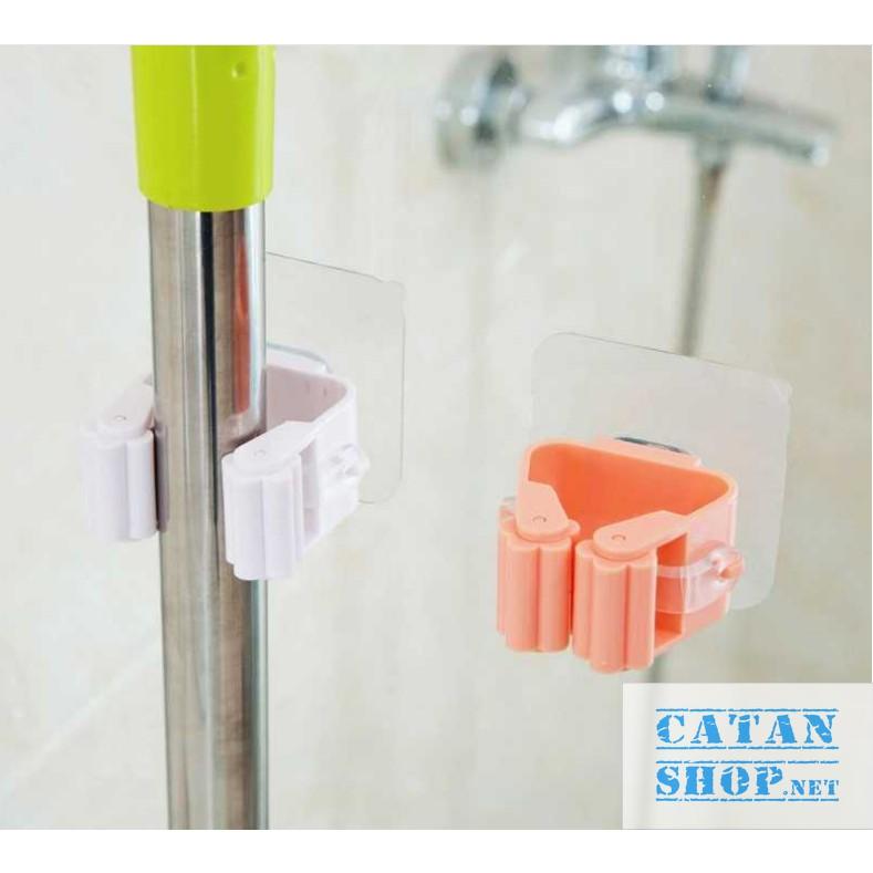 Móc treo chổi dán tường , treo cây lau nhà siêu dính thông minh, giúp đồ dùng thêm gọn gàng sạch sẽ GD328-Treochoi