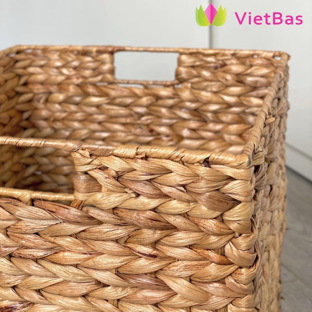 Giỏ đựng đồ decor VIETBAS vuông LBK_034