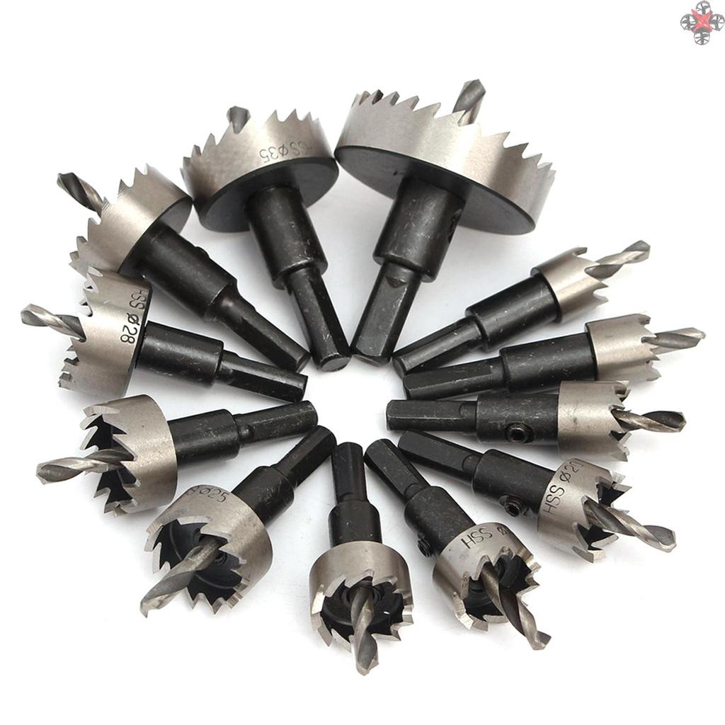 Bộ 12 Mũi Khoan Thép Không Gỉ 15-50mm