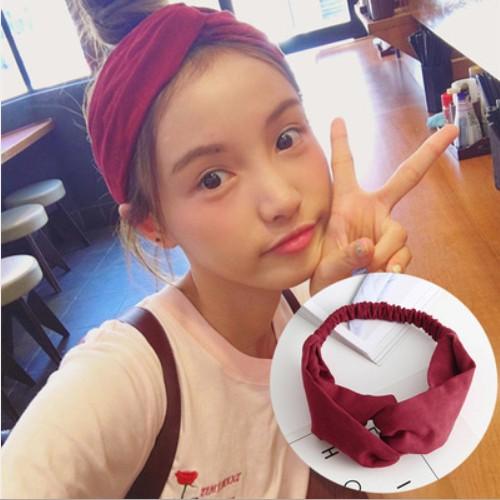 Băng đô turban 1 mầu.