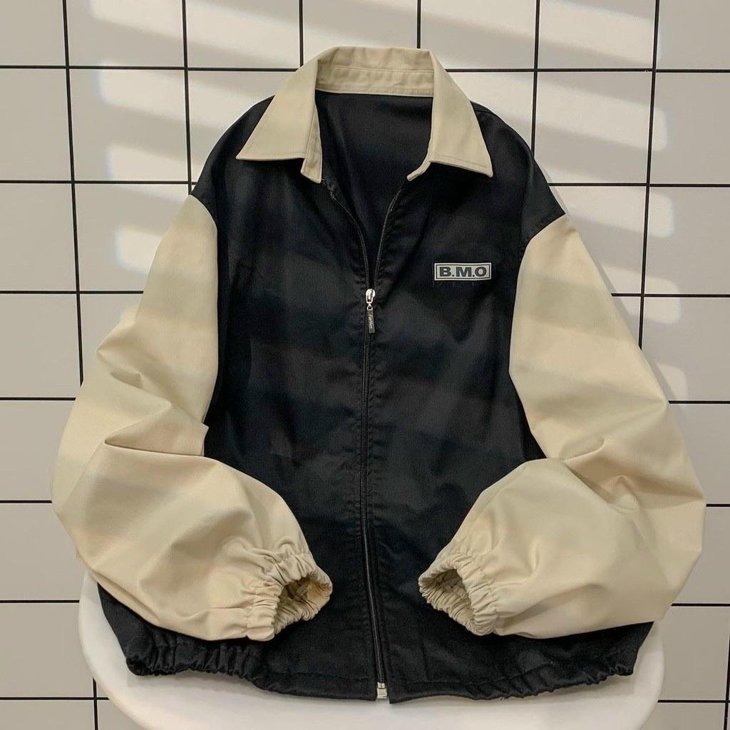 Áo Khoác Bomber BMO LAB Jacket Form Rộng Vải Kaki Dày Dặn Ulzzang Unisex