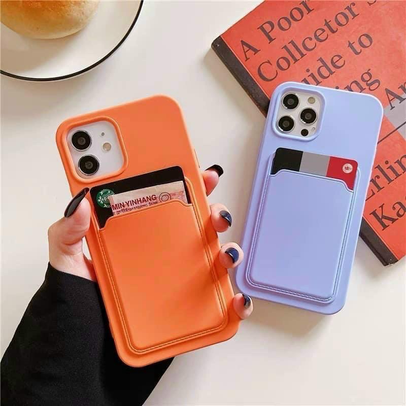 Ốp lưng dành cho iphone Có Khe Đựng Thẻ Thời Trang Cho Iphone 12 Mini Pro Max 11 Pro Max Xr Xs Max 6 7 8 Plus