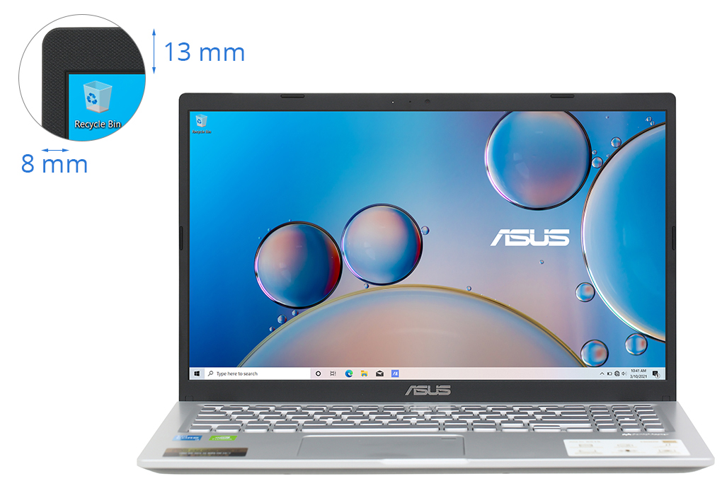 Asus X515EP i5 1135G7/8GB/512GB/2GB MX330/15.6&quot;F/Win10/(BQ186T)/Bạc - Hàng chính hãng