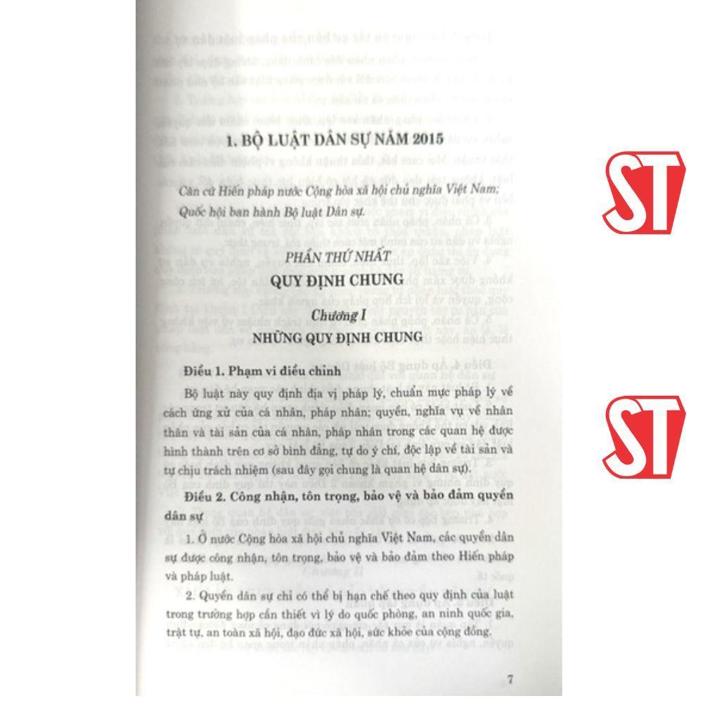 Sách - Bộ Luật Dân Sự Năm 2015 Và Các Nghị Định Hướng Dẫn Thi Hành - NXB Chính Trị Quốc Gia