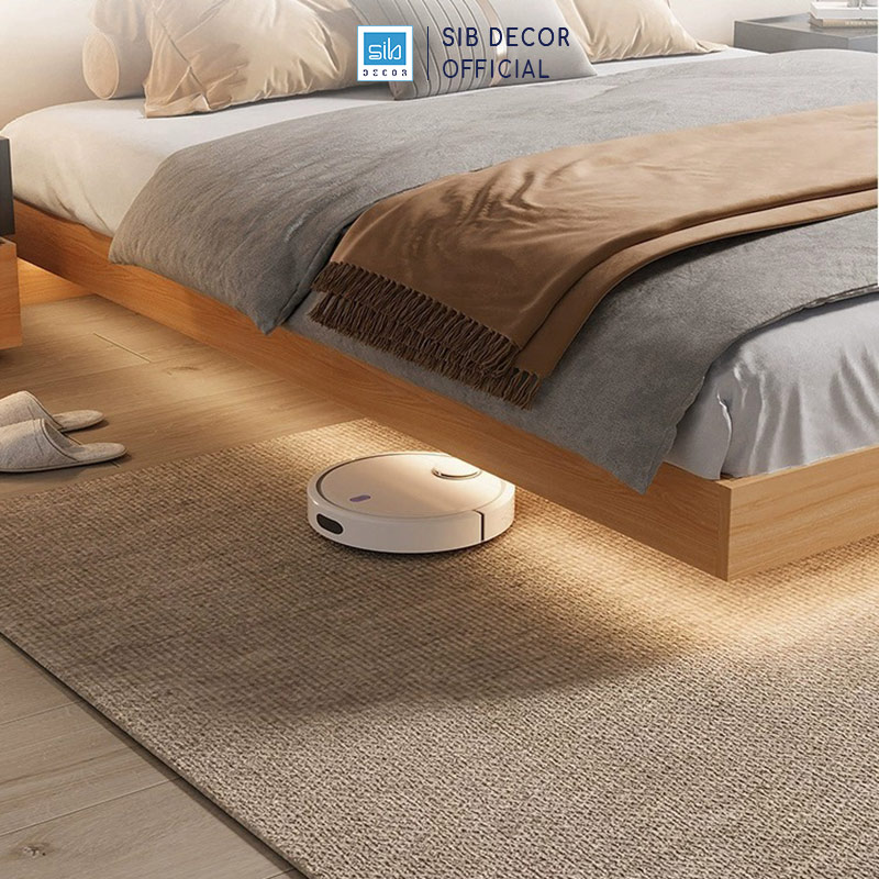 Giường Ngủ Tatami Khung Giường Ẩn SIB Decor, Tùy Chọn Đèn LED Cảm Biến GN33
