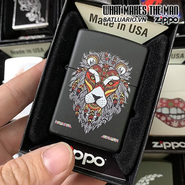 Bật Lửa Zippo 218 Funky Lion Head