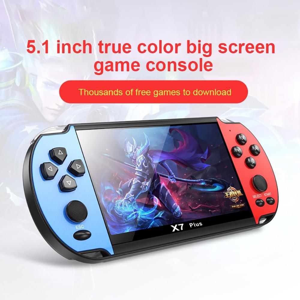 Máy Chơi Game Cầm Tay X7 Plus Màn Hình 5.1-inch IPS Tích Hợp 10,000 Trò Chơi Cổ Điển