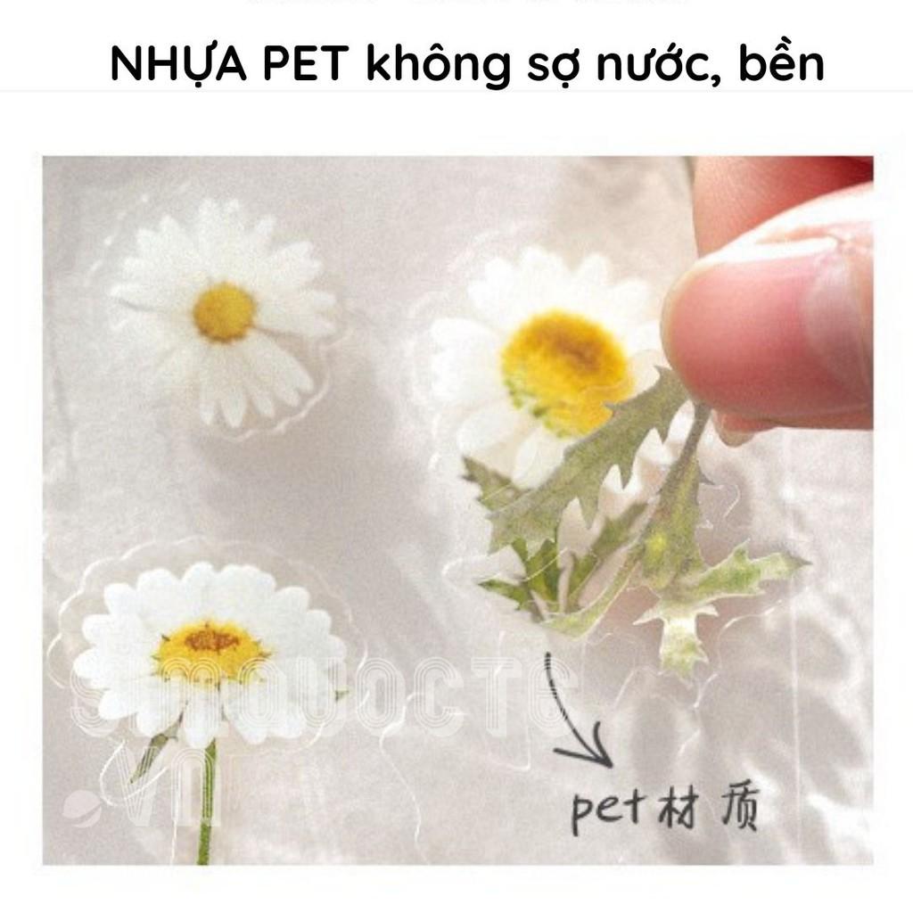 Miếng Dán Trang Trí Hình Hoa Oải Hương Xinh Xắn ST04