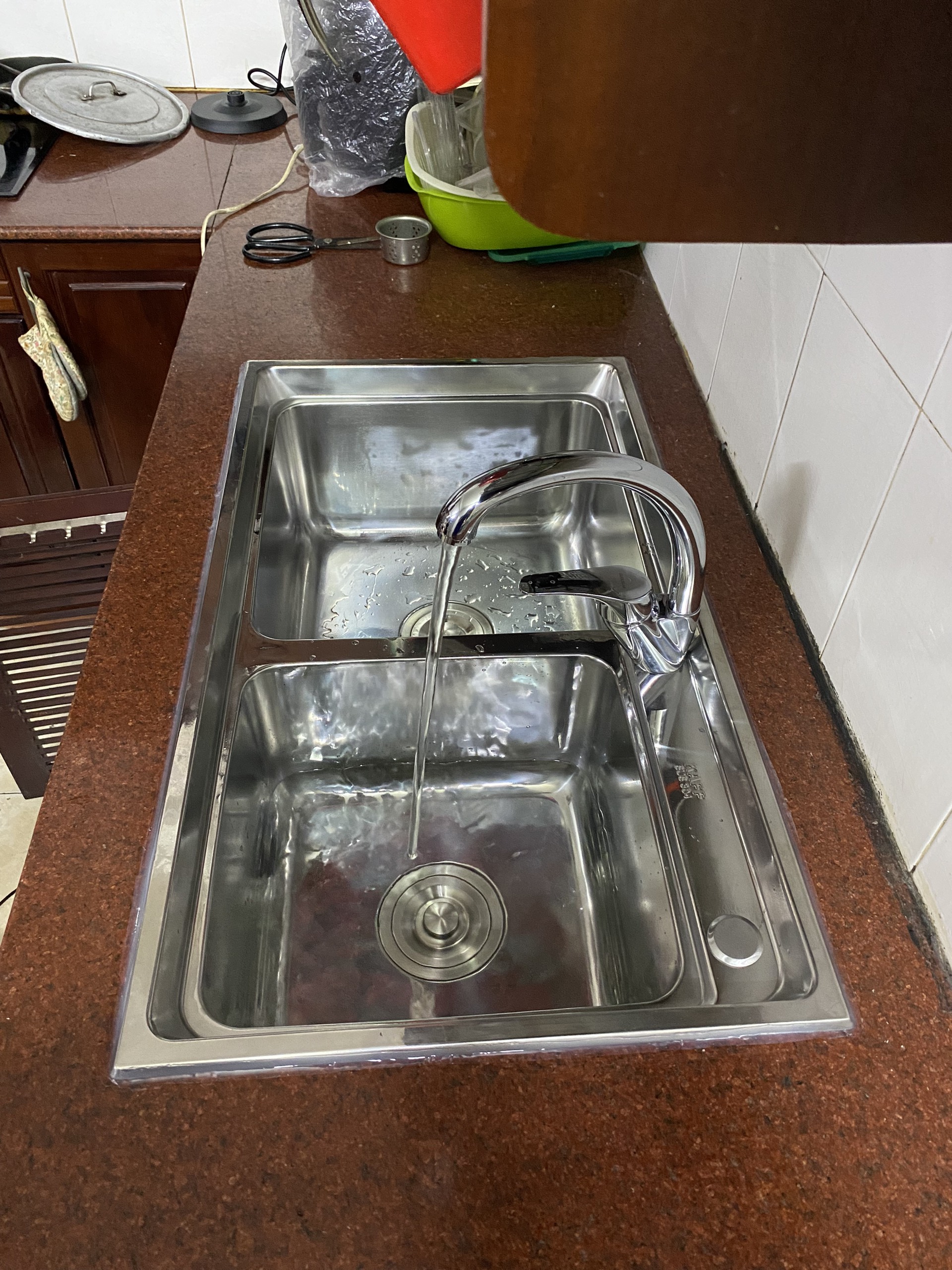 CHẬU RỬA INOX KAFF KF-M8045GHR. Hàng Chính Hãng