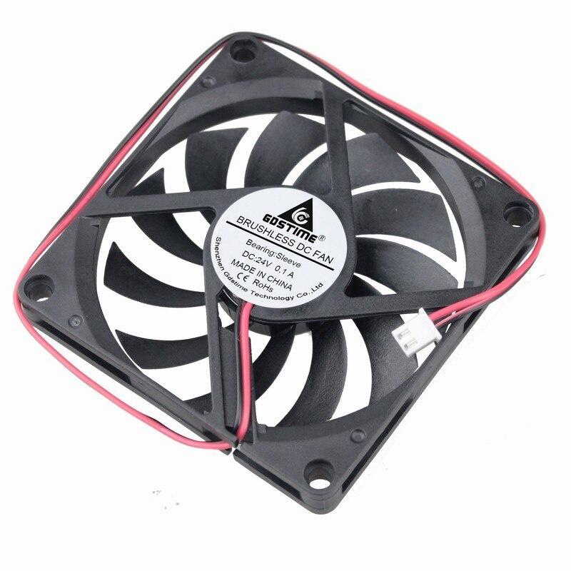 1 Pieces Gdstime DC 14V Two Wires 1Pin 8cm 80x80x1mm Brushless DC Cooling Fan 80mm x 1mm 801 Motor PC Computer CPU Cooler