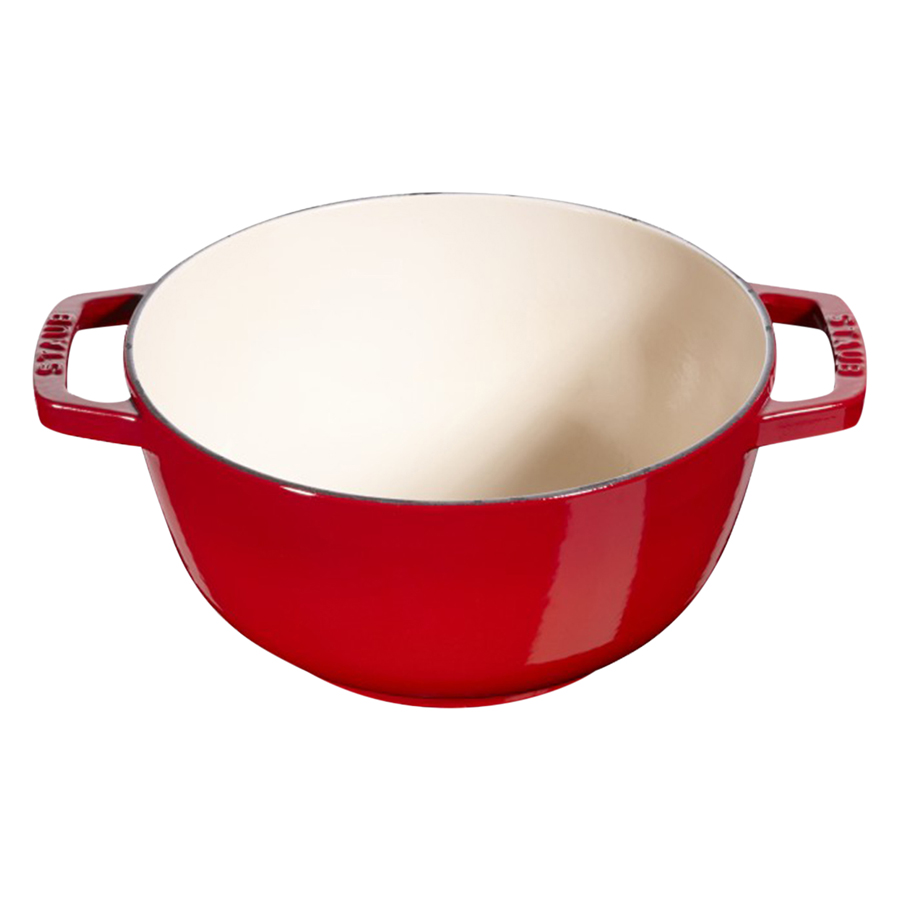 Bộ Fondue Staub Màu Đỏ Cherry – 18cm