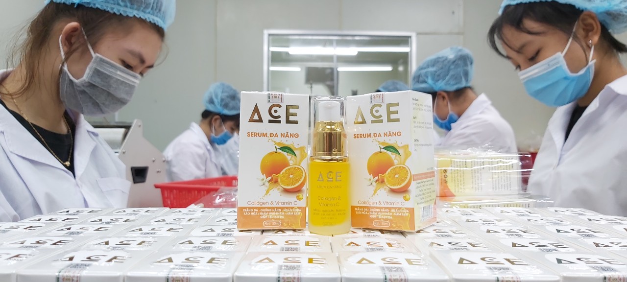 Serum Đa Năng ACE Collagen &amp; Vitamin C, Trắng da, Chống nắng, Ngăn ngừa lão hóa, Giảm mụn thâm, Nám sạm, Giúp tái tạo da (30ml)